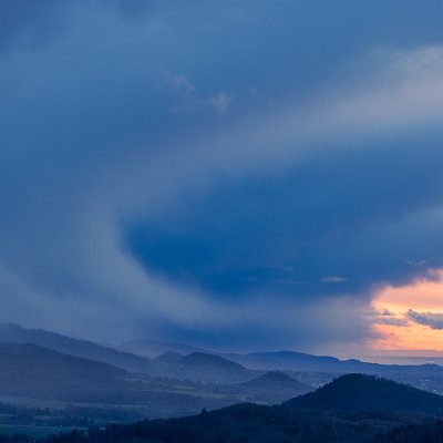 Stürmischer Winterabend Markgräflerland