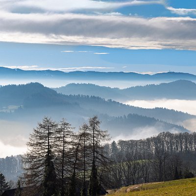 Blick auf den Blauen im Südschwarzwald