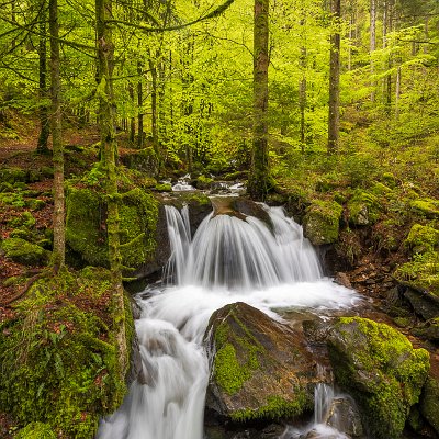 Unterer Wasserfall im Zastlerbach Zastlertal