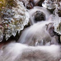 Eis im Langenbach St. Wilhelm