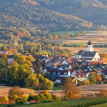 Blick auf St. Trudpert Münstertal
